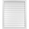 Ekena Millwork Vertical Surface Mount PVC Gable Vent: Functional, w/ 2"W x 2"P Brickmould Sill Frame, 32"W x 38"H GVPVE32X3803SF - alternate 1